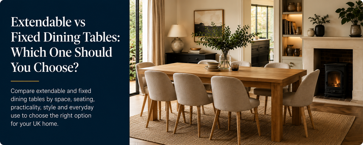Extendable vs Fixed Dining Tables: Which One Should You Choose?