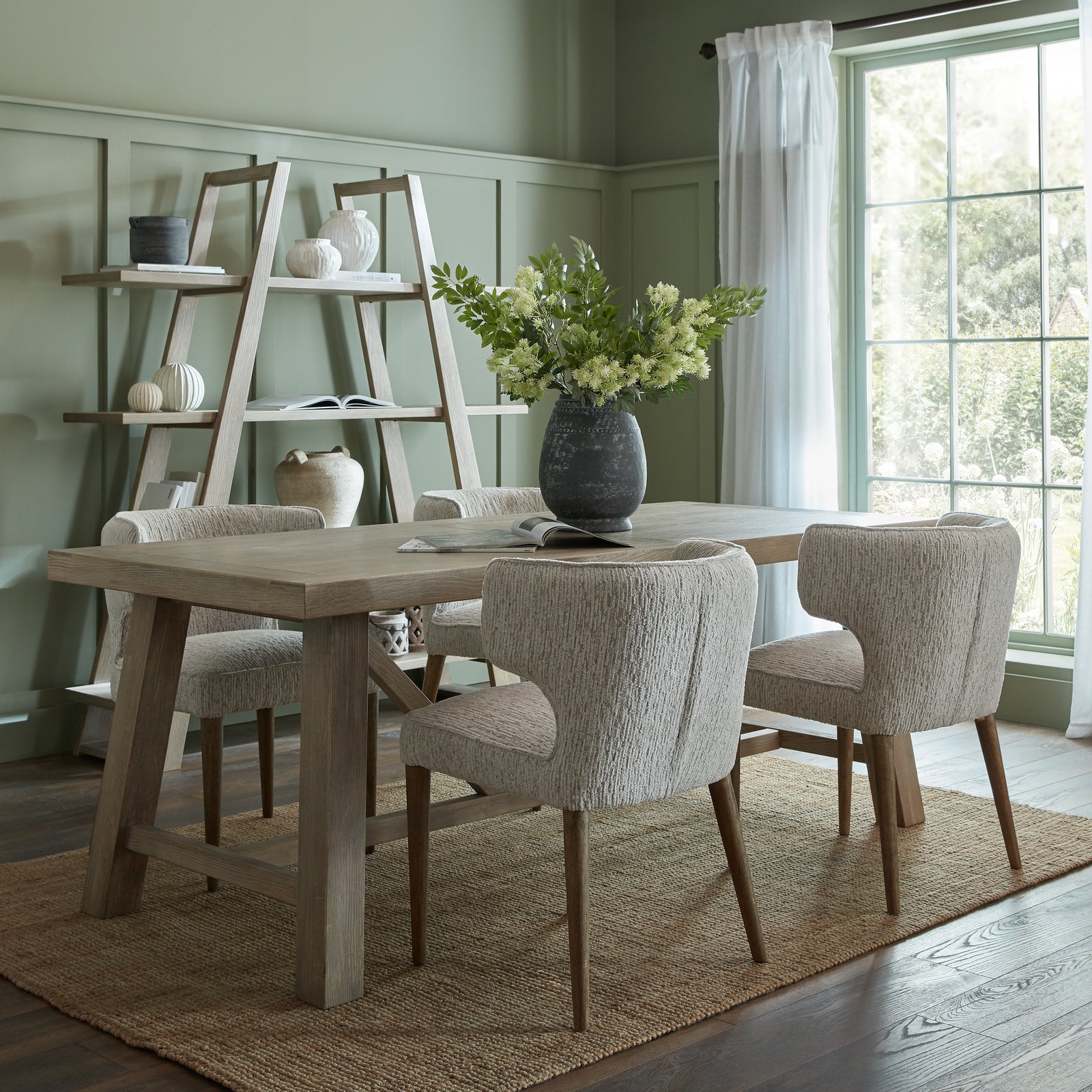 Haldon large dining table for a modern dining room