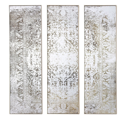 Antiqued Etched Trio Of Wall Mirrors — main product view