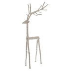 Large Silver Standing Stag  Ornament