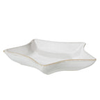 Small White Ceramic Star Dish
