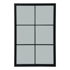 Black Wood XL Window Mirror