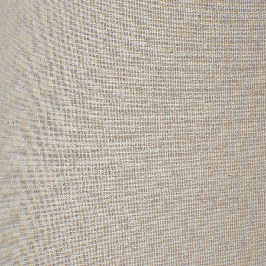 Ochre Carved Textured Table Lamp With Linen Shade