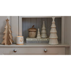 Medium Alora Ceramic Snowy Layered Tree With Star