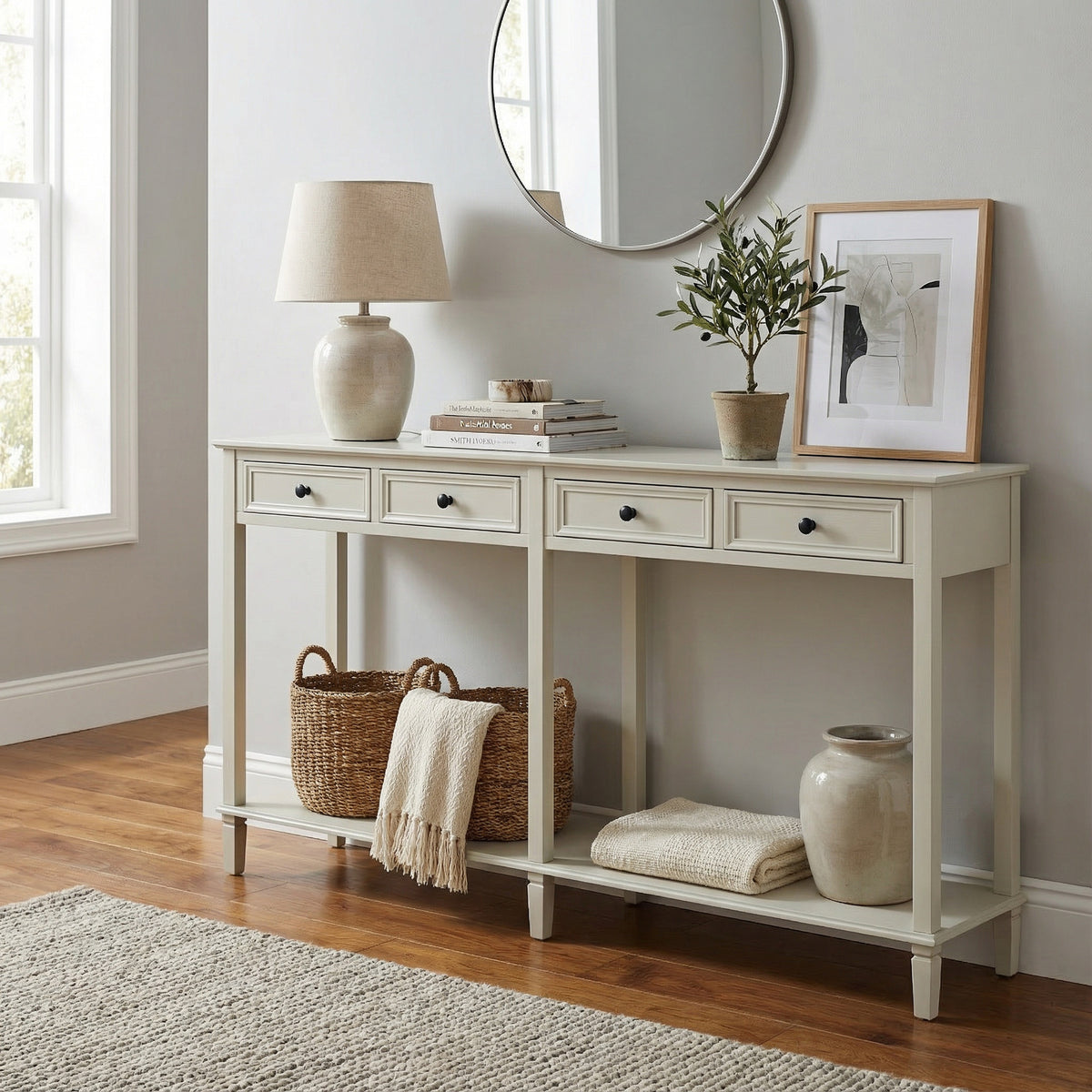Belmont Collection 4 Drawer Console — main product view