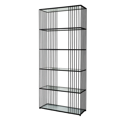 Alto Shelf Unit With Glass Shelves — alternate product view