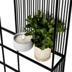 Axis Shelf Unit With Glass Shelves