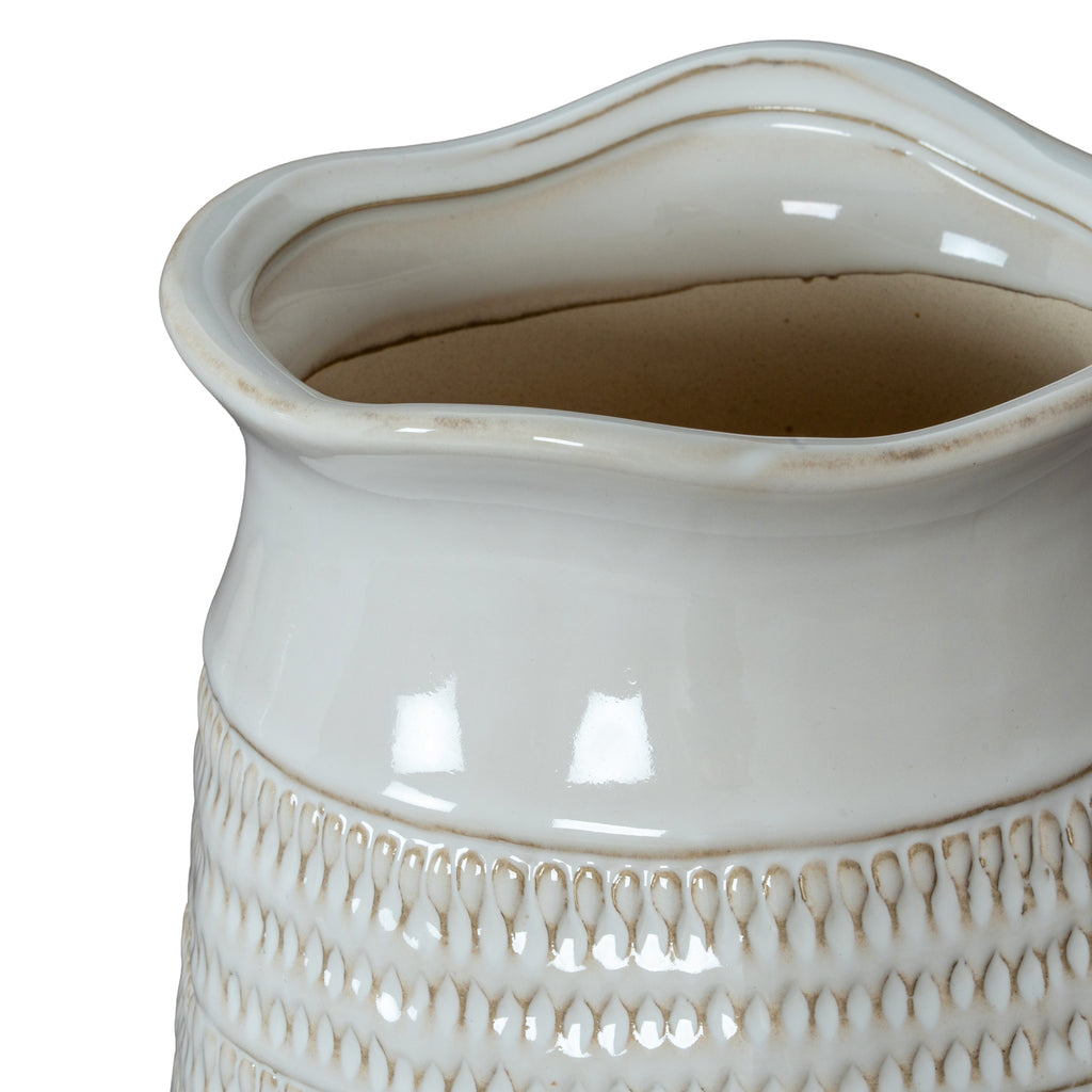 Tava Cylinder Hewn Vase