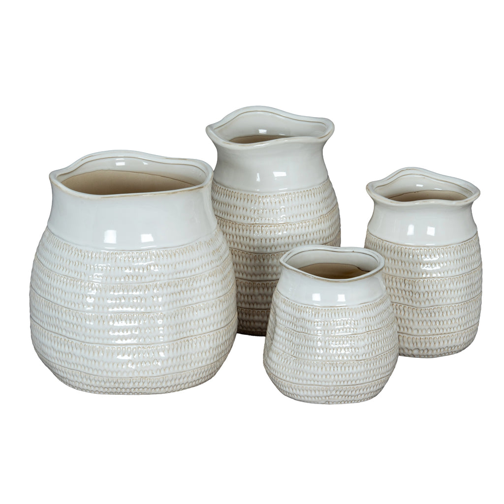 Tava Cylinder Hewn Vase