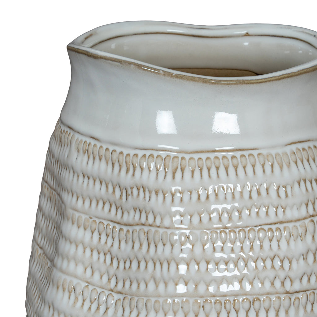 Tava Wide Hewn Vase