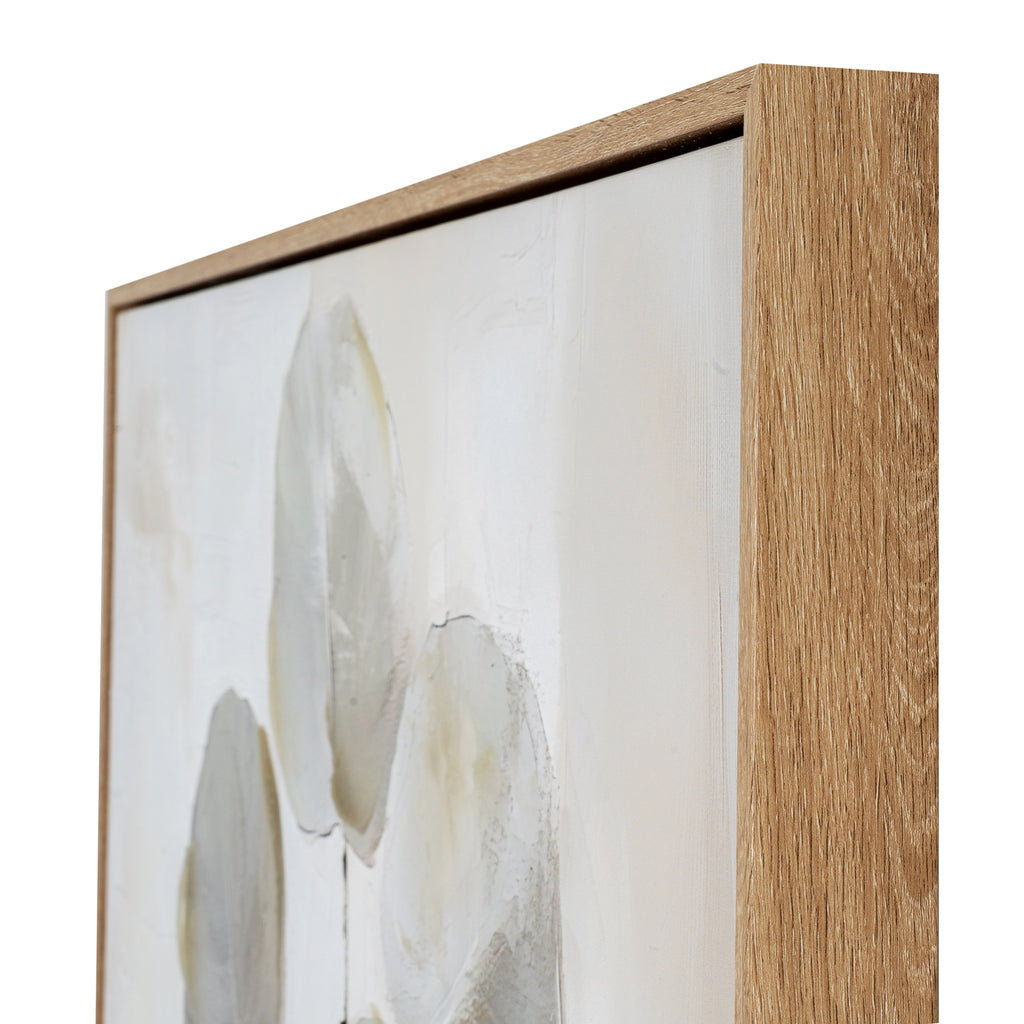 Silvra Hand Painted Canvas In Frame