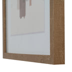 Tydis Art Mounted In Wooden Frame