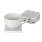 Set of Four Square Marble Coasters