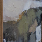 Hillside View Hand Painted Canvas in Frame