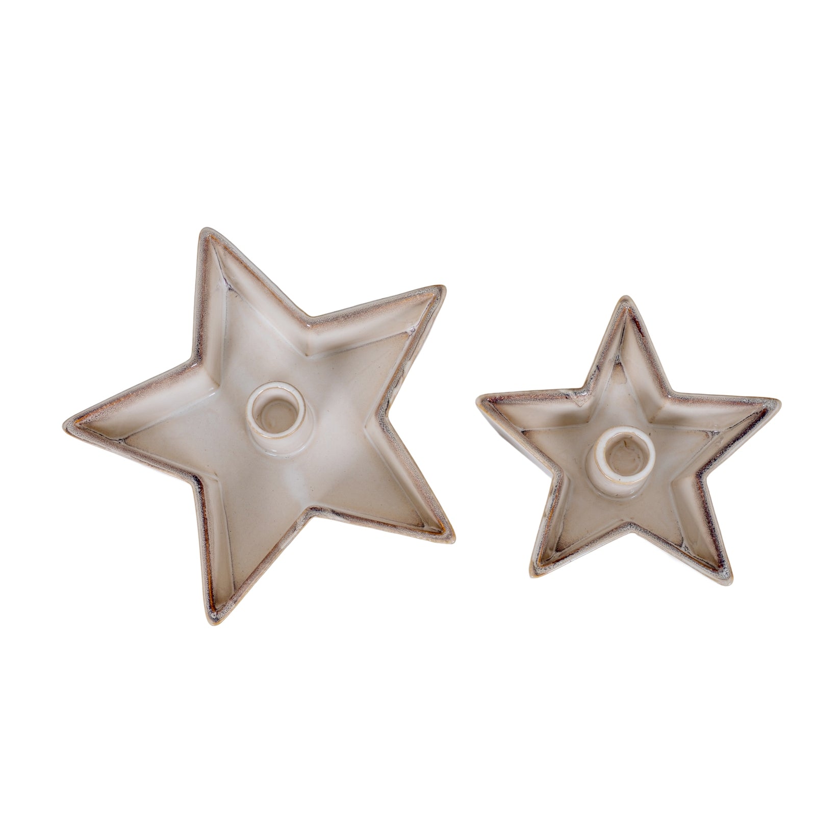Small Solace Cement Star Candle Holder