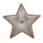 Large Solace Cement Star Candle Holder