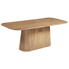 Austin Solid Wood 200cm Dining Table with Storage Sideboard