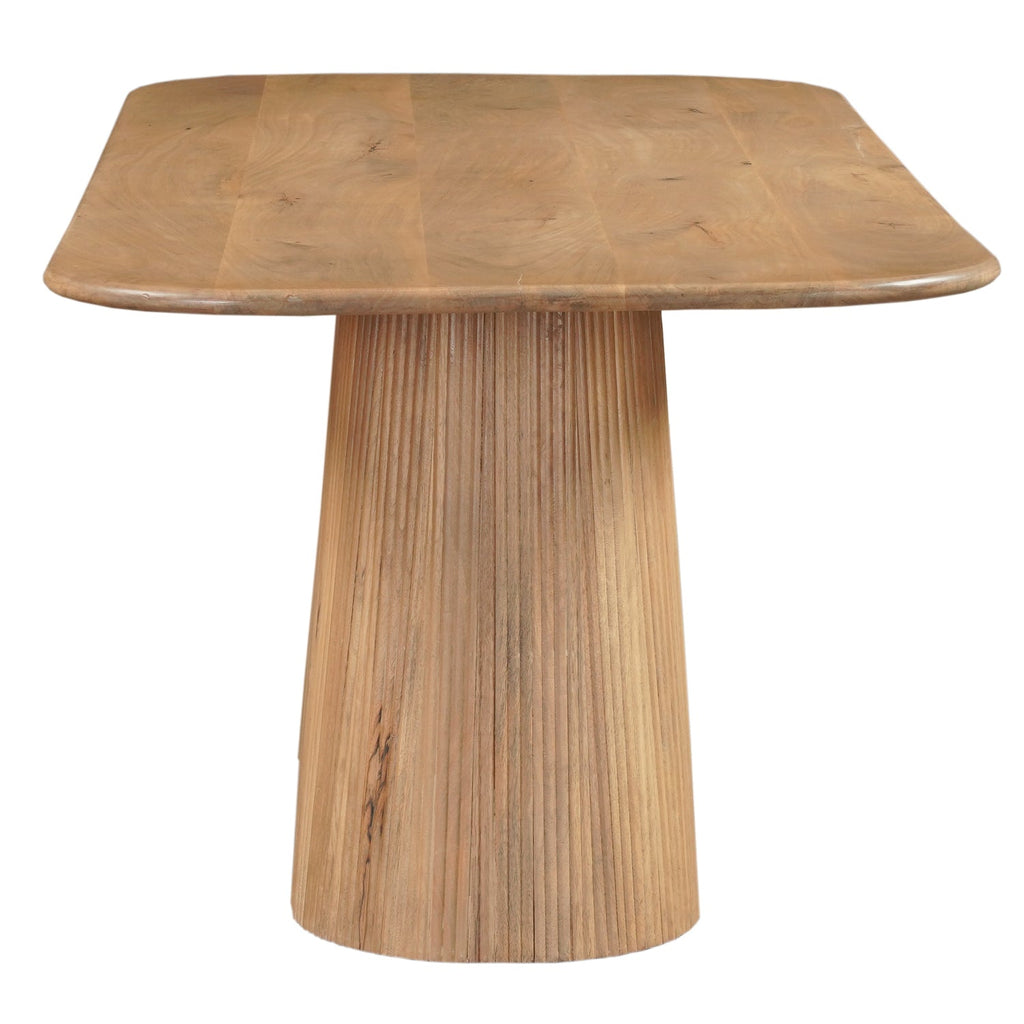 Austin Solid Wood 200cm Dining Table with Storage Sideboard
