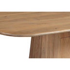 Austin Solid Wood 200cm Dining Table with Storage Sideboard