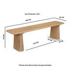 Austin Solid Wood Dining Bench