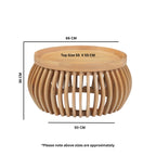 Austin Solid Wood Low Coffee Table