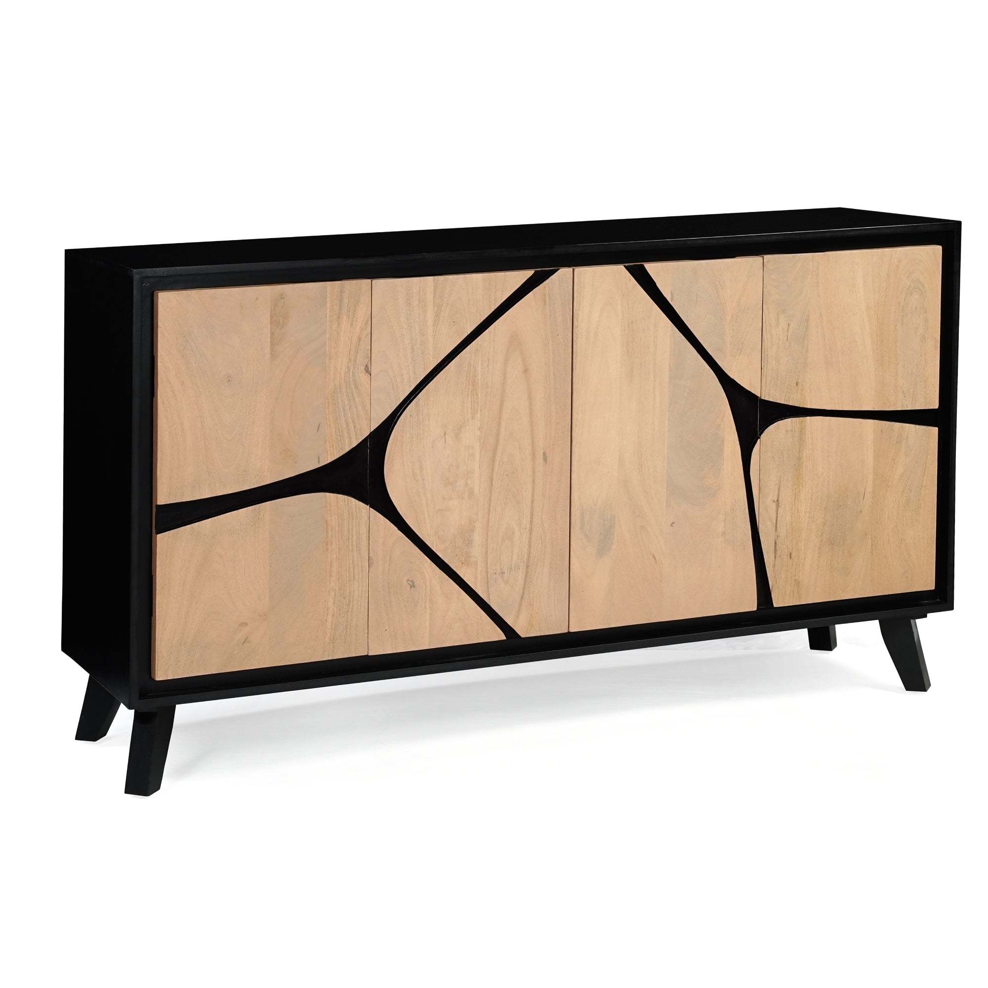Boho Solid Wood Extra Large Sideboard