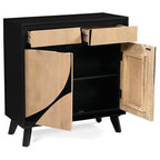 Boho Wood 2 Door Sideboard