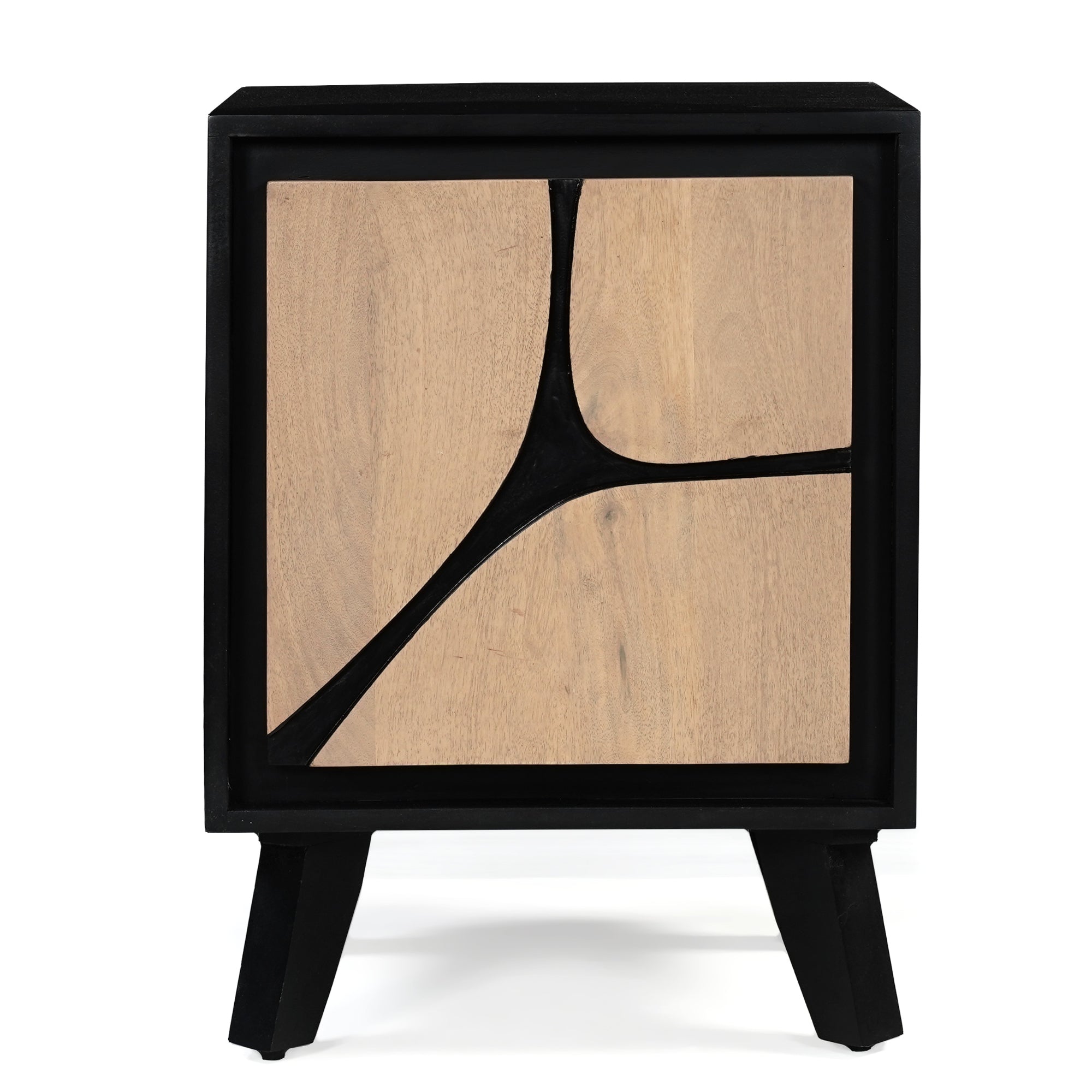 Boho Solid Wood Bedside Table