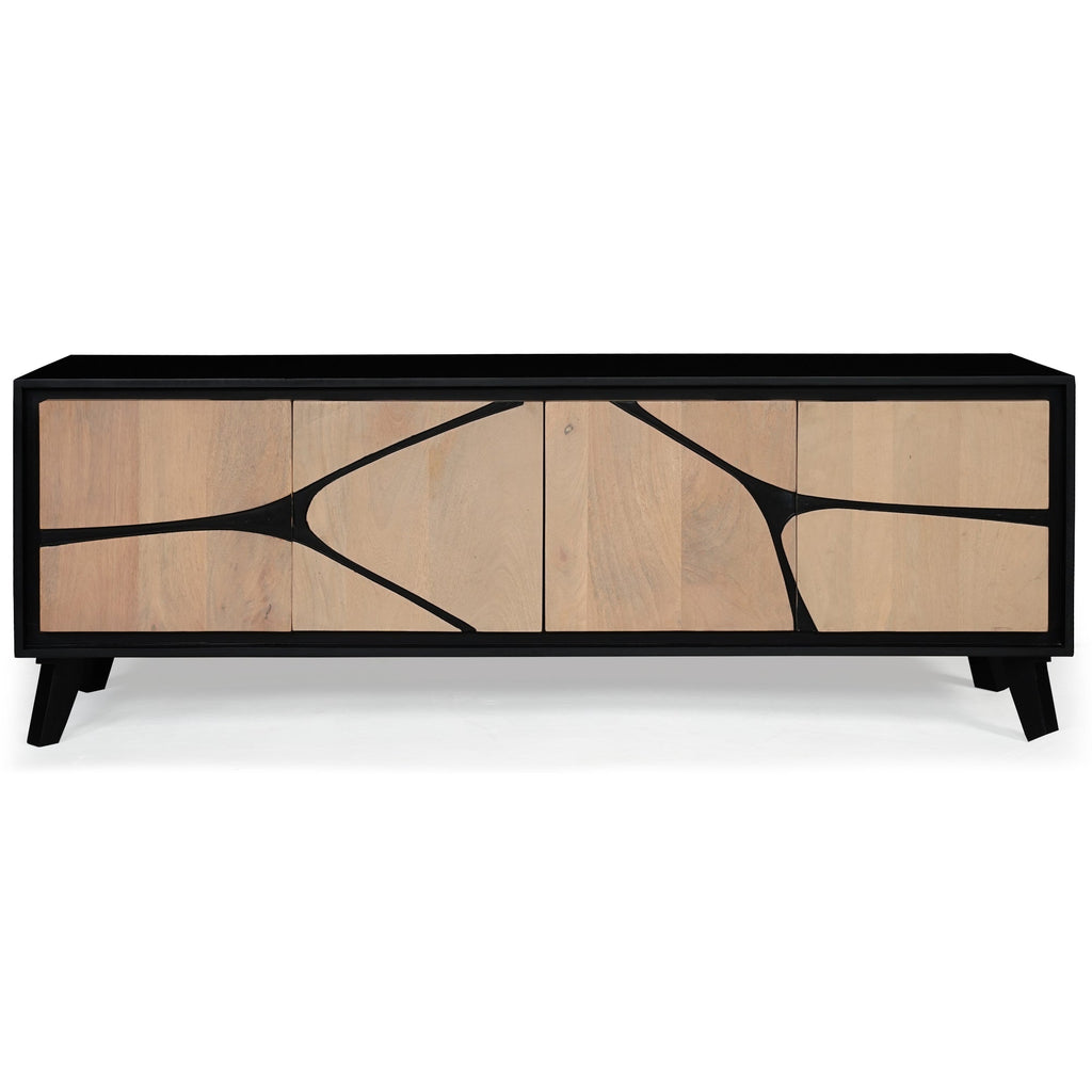 Boho Large Low Board TV Cabinet / Low Sideboard