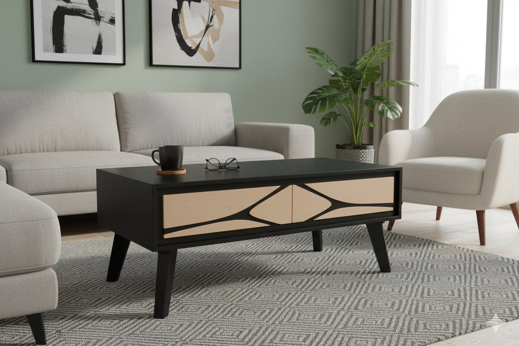 Boho 2 Drawer Coffee Table
