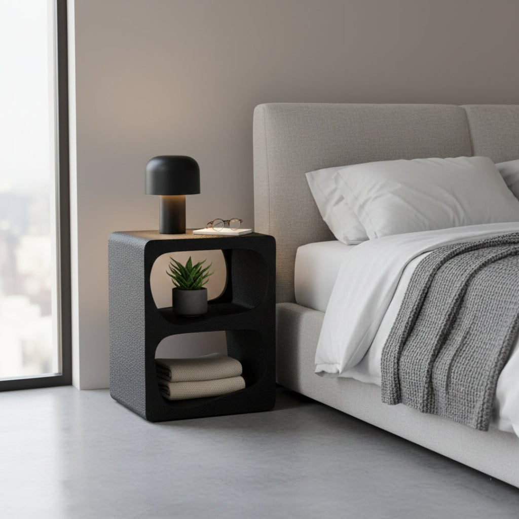 Mia Modern Block Side End Table