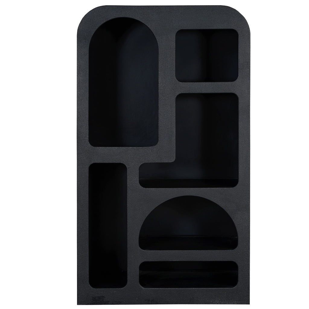Mia Modern Tall Geometric Bookcase