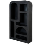 Mia Modern Tall Geometric Bookcase