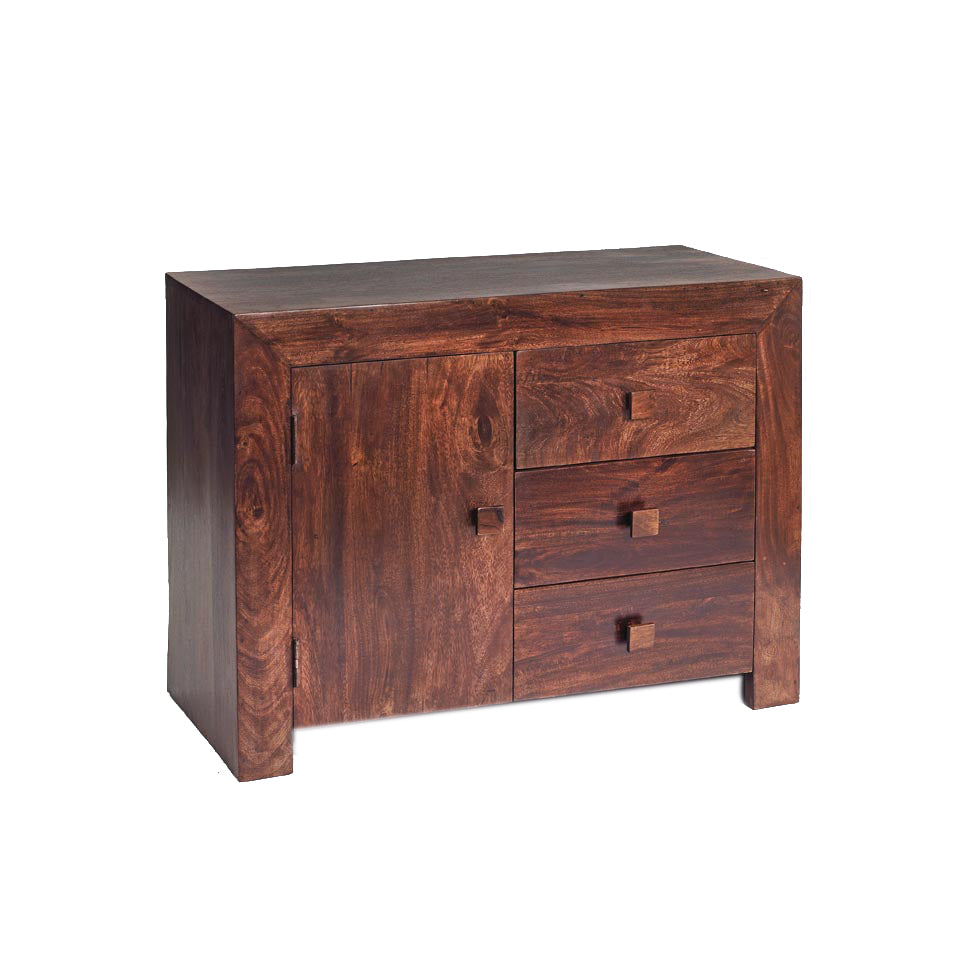 Toko Dark Mango 3 Drawer Sideboard — main product view