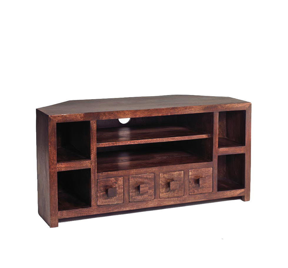 Toko Dark Mango Corner TV Unit — main product view