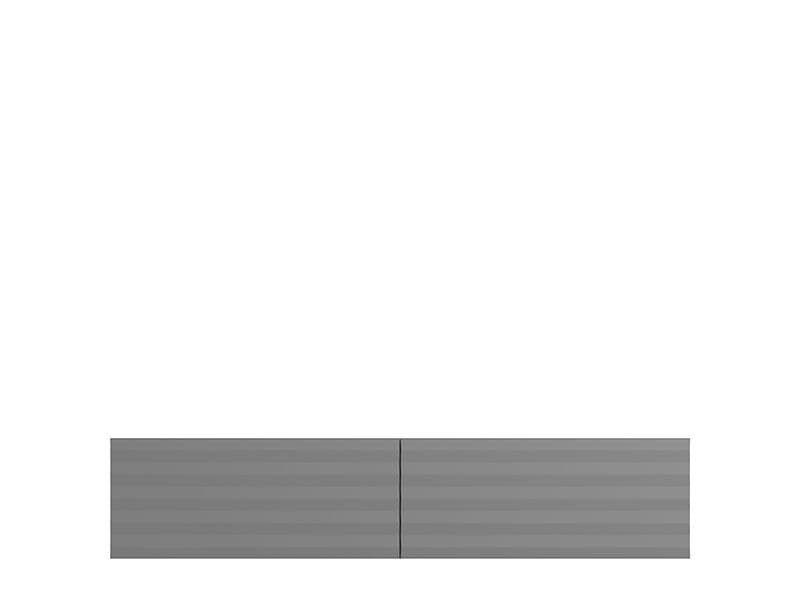 Amarentis Graphite Grey Wall Mounted Floating Wide TV Unit
