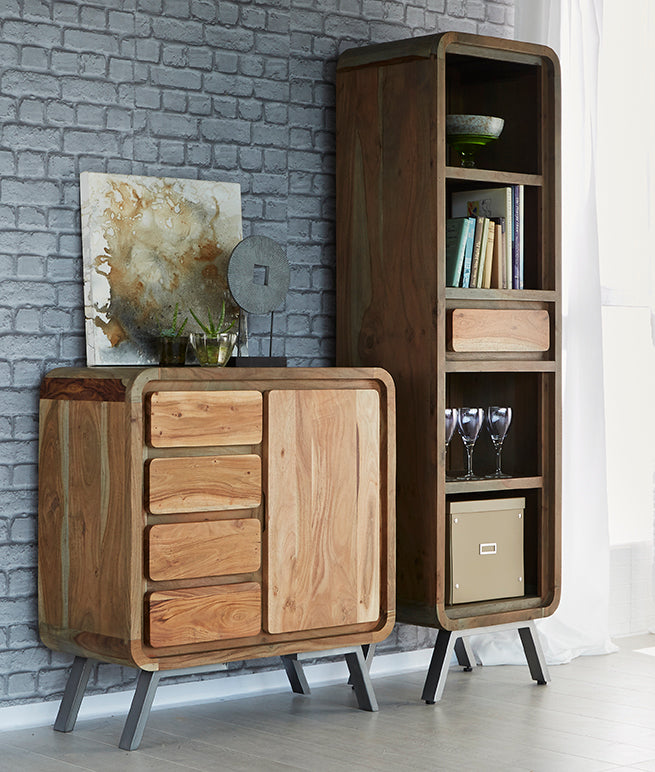 Aspen Narrow Bookcase — front product view