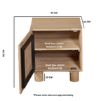 Austin Solid Wood Bedside Table
