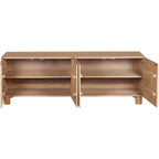 Austin Solid Wood Large Low Board Tv Cabinet 