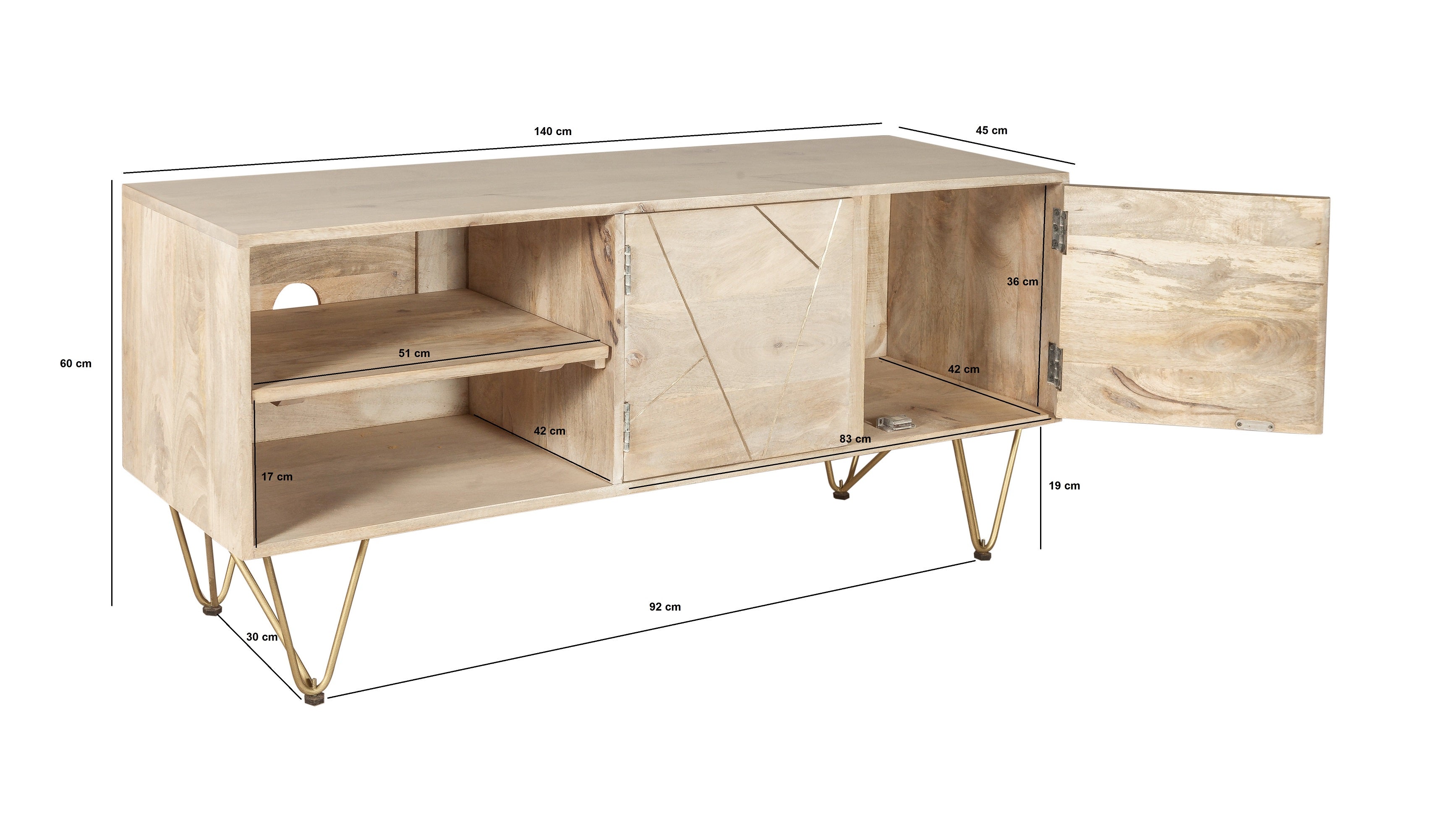 Light Gold Plasma Media Unit 