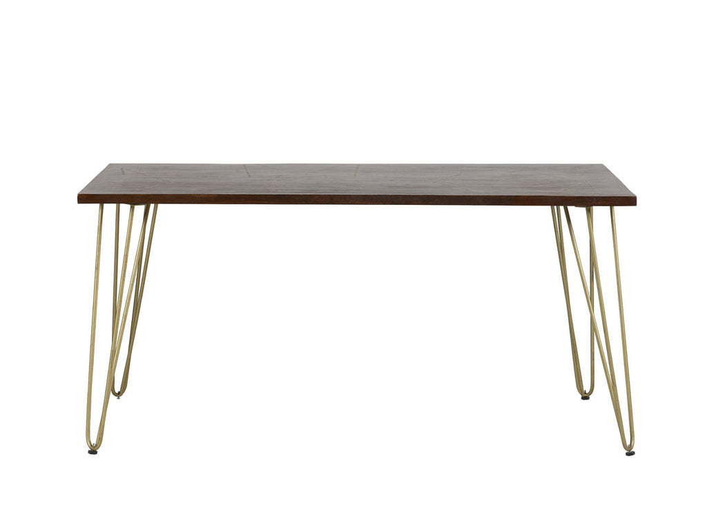 Dark Gold Dining Table 