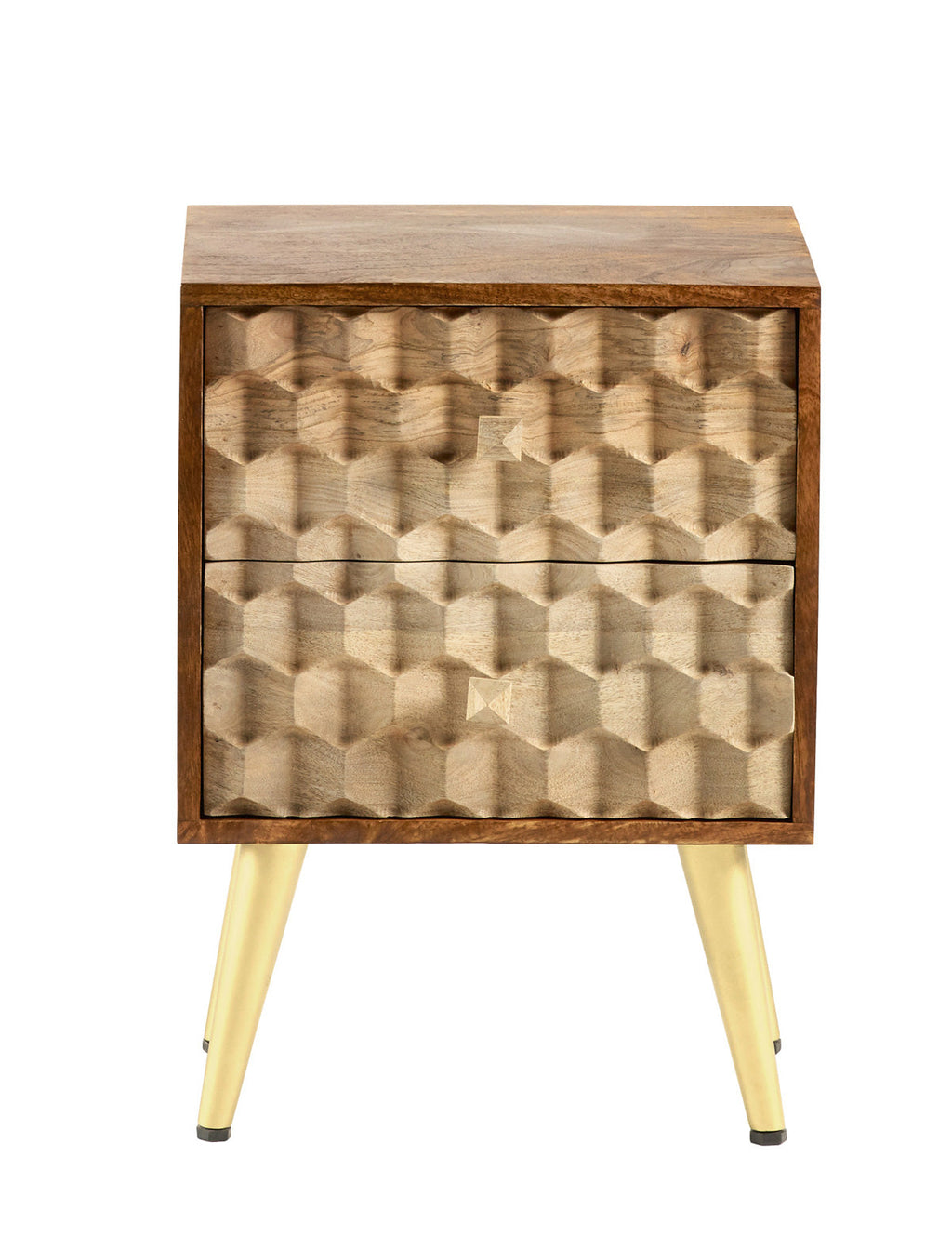 Edison 2 Drawer Side Table