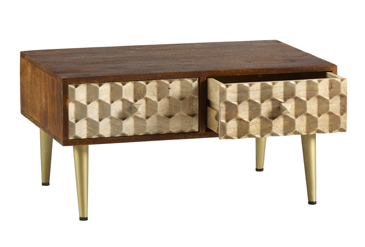 Edison Coffee Table with 2 Drawers — alternate product view