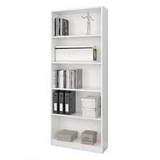 Cordoba Large Arctic White Bookcase Bookshelf
