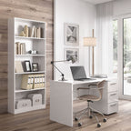 Cordoba Large Arctic White Bookcase Bookshelf