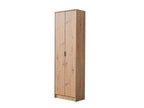 Cotswold Oak Effect Tall Multipurpose Shoe Storage Cupboard