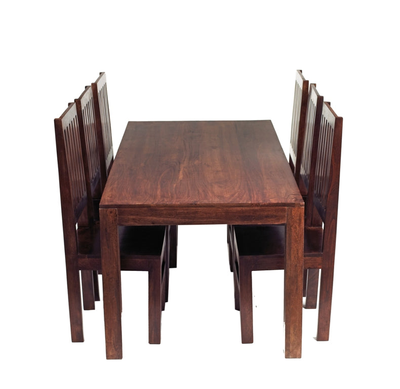 Toko Dark Mango Large Dining Table 6ft (180cm) — angled product view