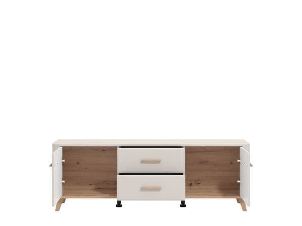 Dariqon Cashmere And Oak Effect 154cm TV Unit