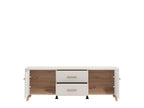Dariqon Cashmere And Oak Effect 154cm TV Unit