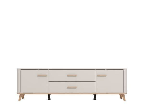 Dariqon Cashmere And Oak Effect Large Wide 180cm TV Unit